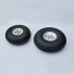 PU wheel with CNC Aluminum hub 3''/3.25''/3.5''/3.75''inch For RC Airplane Models